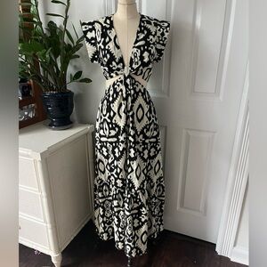 Steve Madden Black & White Backless Dress